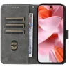 Phonesta Vintage Skin Book Wallet Case hoesje voor Google Pixel 10 / 10 Pro - Bruin 2