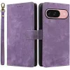 Phonesta Vintage Skin Book Wallet Case hoesje voor Google Pixel 10 / 10 Pro - Paars