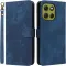 Phonesta Vintage Skin Book Wallet Case hoesje voor Motorola Moto G86 - Blauw