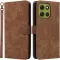 Phonesta Vintage Skin Book Wallet Case hoesje voor Motorola Moto G86 Power - Bruin