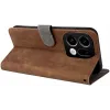 Phonesta Vintage Skin Book Wallet Case hoesje voor Oppo Find X9 - Bruin 3