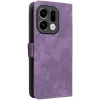 Phonesta Vintage Skin Book Wallet Case hoesje voor Oppo Find X9 - Paars 6
