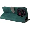 Phonesta Vintage Skin Book Wallet Case hoesje voor Oppo Find X9 Pro - Groen 4