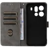 Phonesta Vintage Skin Book Wallet Case hoesje voor Oppo Find X9 Pro - Paars 2