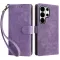 Phonesta Vintage Skin Book Wallet Case hoesje voor Samsung Galaxy S26 Ultra - Paars