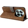 Phonesta Vintage Skin Book Wallet Case hoesje voor Xiaomi Redmi Note 15 Pro 4G - Bruin 3