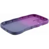 Phonesta Wavy Gradient Silicone Back Cover hoesje voor Apple iPhone 16 - Paars 4