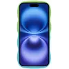Phonesta Wavy Gradient Silicone Back Cover hoesje voor Apple iPhone 16 Plus - Groen/Blauw 3