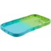 Phonesta Wavy Gradient Silicone Back Cover hoesje voor Apple iPhone 16 Plus - Groen/Blauw 4
