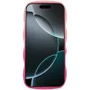 Phonesta Wavy Gradient Silicone Back Cover hoesje voor Apple iPhone 16 Pro Max - Roze 3