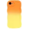 Phonesta Wavy Gradient Silicone Back Cover hoesje voor Apple iPhone 17e/16e - Oranje/Geel