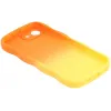Phonesta Wavy Gradient Silicone Back Cover hoesje voor Apple iPhone 17e/16e - Oranje/Geel 6