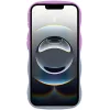 Phonesta Wavy Gradient Silicone Back Cover hoesje voor Apple iPhone 17e/16e - Paars 3
