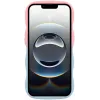 Phonesta Wavy Gradient Silicone Back Cover hoesje voor Apple iPhone 17e/16e - Roze/Blauw 3