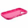 Phonesta Wavy Silicone Back Cover hoesje voor Apple iPhone 16 - Hot Pink 4