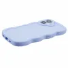 Phonesta Wavy Silicone Back Cover hoesje voor Apple iPhone 16 Plus - Paars 5