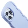 Phonesta Wavy Silicone Back Cover hoesje voor Apple iPhone 16 Pro - Paars 6