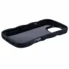 Phonesta Wavy Silicone Back Cover hoesje voor Apple iPhone 16 Pro - Zwart 4