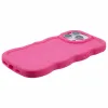 Phonesta Wavy Silicone Back Cover hoesje voor Apple iPhone 16 Pro Max - Hot Pink 5