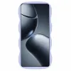 Phonesta Wavy Silicone Back Cover hoesje voor Xiaomi 14T - Paars 2