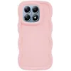 Phonesta Wavy Silicone Back Cover hoesje voor Xiaomi 14T - Roze