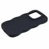 Phonesta Wavy Silicone Back Cover hoesje voor Xiaomi 14T - Zwart 5