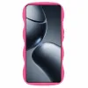 Phonesta Wavy Silicone Back Cover hoesje voor Xiaomi 14T Pro - Hot Pink 2