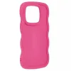 Phonesta Wavy Silicone Back Cover hoesje voor Xiaomi 14T Pro - Hot Pink 3