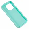 Phonesta Wavy Silicone Back Cover hoesje voor Xiaomi 14T Pro - Mintgroen 4