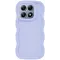 Phonesta Wavy Silicone Back Cover hoesje voor Xiaomi 14T Pro - Paars