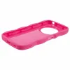 Phonesta Wavy Silicone Back Cover hoesje voor Xiaomi Redmi 14C / Xiaomi Poco C75 - Hot Pink 4