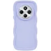 Phonesta Wavy Silicone Back Cover hoesje voor Xiaomi Redmi 14C / Xiaomi Poco C75 - Paars