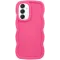 Phonesta Wavy Silicone Back Cover hoesje voor Samsung Galaxy A16 - Hot Pink