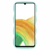 Phonesta Wavy Silicone Back Cover hoesje voor Samsung Galaxy A16 - Mintgroen 2