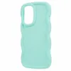 Phonesta Wavy Silicone Back Cover hoesje voor Samsung Galaxy A16 - Mintgroen 3
