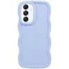 Phonesta Wavy Silicone Back Cover hoesje voor Samsung Galaxy A16 - Paars