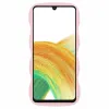 Phonesta Wavy Silicone Back Cover hoesje voor Samsung Galaxy A16 - Roze 2
