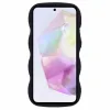 Phonesta Wavy Silicone Back Cover hoesje voor Samsung Galaxy A36/A56 - Zwart 2