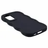 Phonesta Wavy Silicone Back Cover hoesje voor Samsung Galaxy S24 FE - Zwart 4