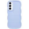 Phonesta Wavy Silicone Back Cover hoesje voor Samsung Galaxy S25/S24 - Paars