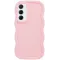 Phonesta Wavy Silicone Back Cover hoesje voor Samsung Galaxy S25/S24 - Roze