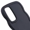 Phonesta Wavy Silicone Back Cover hoesje voor Samsung Galaxy S25/S24 - Zwart 6