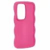 Phonesta Wavy Silicone Back Cover hoesje voor Samsung Galaxy S25 Ultra - Hot Pink 3