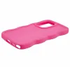 Phonesta Wavy Silicone Back Cover hoesje voor Samsung Galaxy S25 Ultra - Hot Pink 5