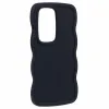 Phonesta Wavy Silicone Back Cover hoesje voor Samsung Galaxy S25 Ultra - Zwart 3