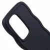 Phonesta Wavy Silicone Back Cover hoesje voor Samsung Galaxy S25 Ultra - Zwart 6