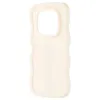 Phonesta Wavy Silicone Back Cover hoesje voor Xiaomi Redmi Note 14 Pro 4G - Beige 4