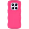 Phonesta Wavy Silicone Back Cover hoesje voor Xiaomi Redmi Note 14 Pro 4G - Hot Pink