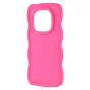 Phonesta Wavy Silicone Back Cover hoesje voor Xiaomi Redmi Note 14 Pro 4G - Hot Pink 4