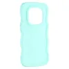 Phonesta Wavy Silicone Back Cover hoesje voor Xiaomi Redmi Note 14 Pro 4G - Mintgroen 3